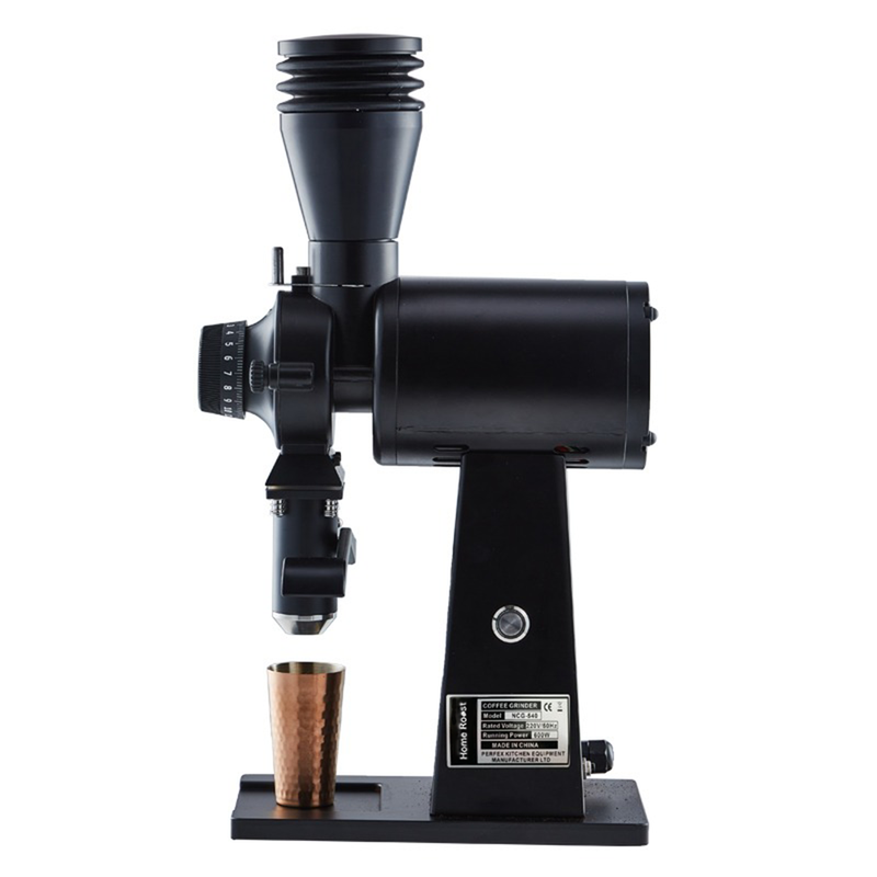 Kaffekværn titanium Burr sort Home Roast