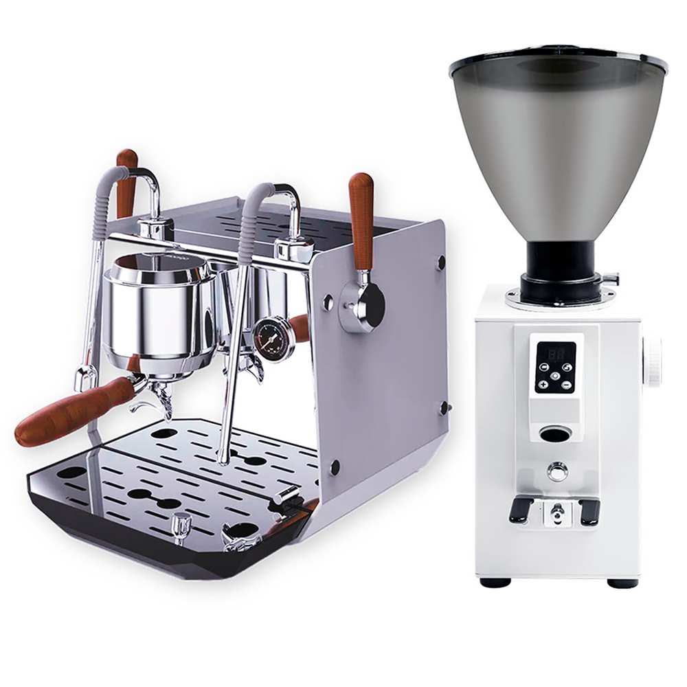 Espressomaskine Elva & Kaffekværn Crest 64 hos Home Roast